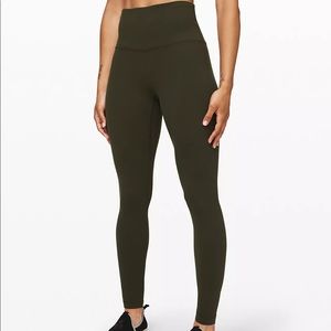 Lululemon Olive Wunder Under Leggings